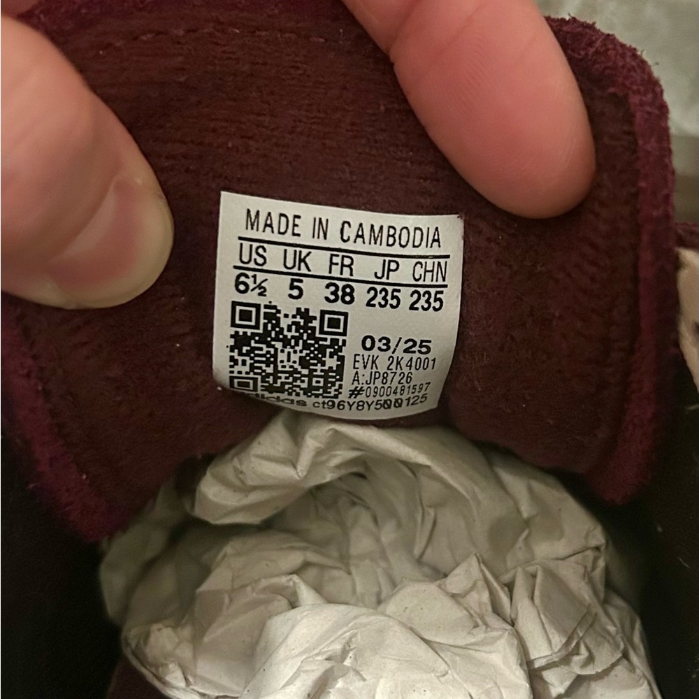 adidas Originals Handball Spezial sneakers in burgundy - Picture 15 of 15